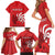 Personalized Georgia Family Matching Short Sleeve Bodycon Dress and Hawaiian Shirt Lion Borjgali