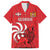 Personalized Georgia Family Matching Summer Maxi Dress and Hawaiian Shirt Lion Borjgali
