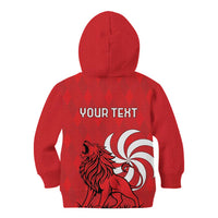 Personalized Georgia Kid Hoodie Lion Borjgali