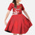 Personalized Georgia Kid Short Sleeve Dress Lion Borjgali