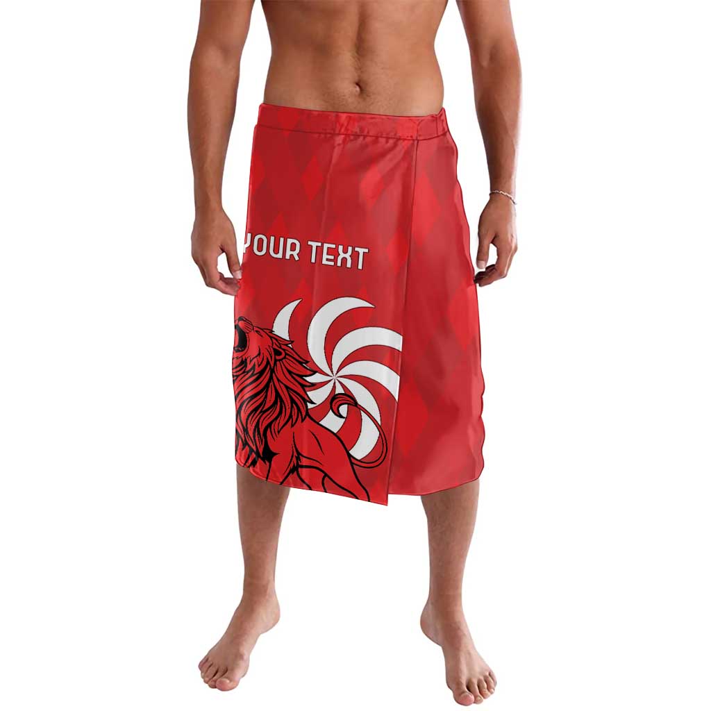 Personalized Georgia Lavalava Lion Borjgali