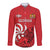 Personalized Georgia Long Sleeve Button Shirt Lion Borjgali