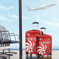 Personalized Georgia Luggage Cover Lion Borjgali