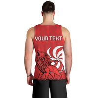 Personalized Georgia Men Tank Top Lion Borjgali - Wonder Print Shop