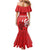Personalized Georgia Mermaid Dress Lion Borjgali - Wonder Print Shop