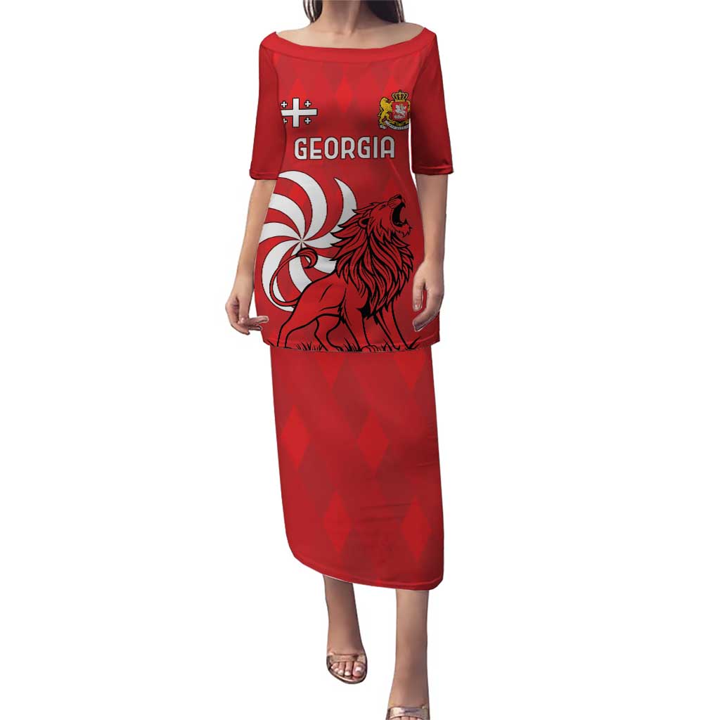 Personalized Georgia Puletasi Lion Borjgali - Wonder Print Shop