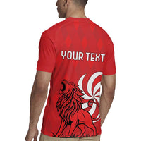 Personalized Georgia Rugby Jersey Lion Borjgali - Wonder Print Shop