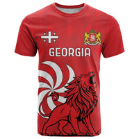 Personalized Georgia T Shirt Lion Borjgali - Wonder Print Shop