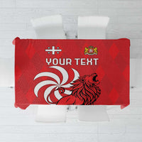 Personalized Georgia Tablecloth Lion Borjgali - Wonder Print Shop