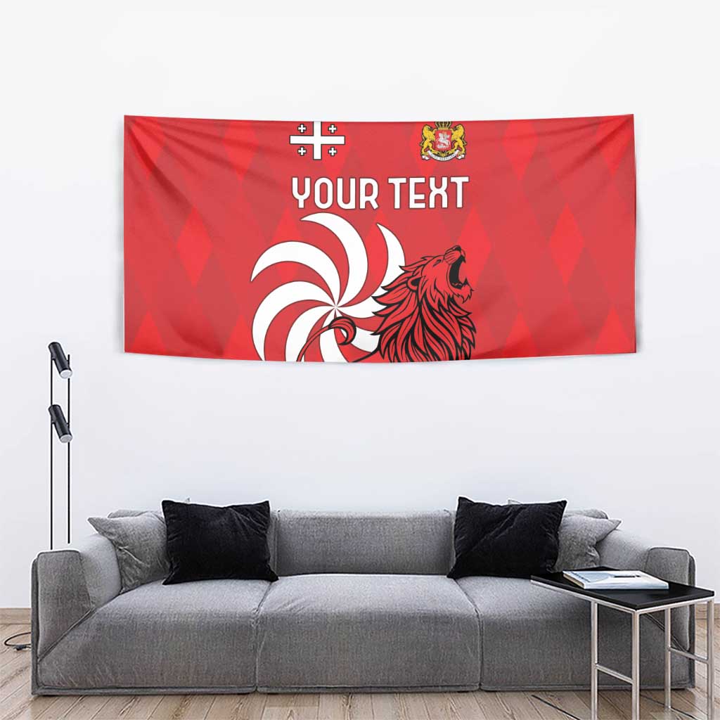 Personalized Georgia Tapestry Lion Borjgali - Wonder Print Shop