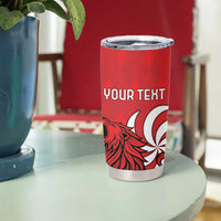 Personalized Georgia Tumbler Cup Lion Borjgali - Wonder Print Shop