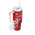 Personalized Georgia Tumbler With Handle Lion Borjgali - Wonder Print Shop