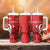 Personalized Georgia Tumbler With Handle Lion Borjgali - Wonder Print Shop