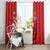 Personalized Georgia Window Curtain Lion Borjgali - Wonder Print Shop
