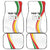 Custom Portugal Football Car Mats A Selecao das Quinas Dragon Mascot