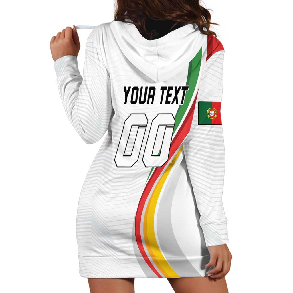 Custom Portugal Football Hoodie Dress A Selecao das Quinas Dragon Mascot