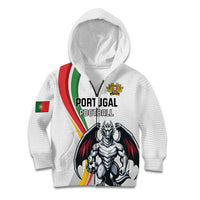 Custom Portugal Football Kid Hoodie A Selecao das Quinas Dragon Mascot