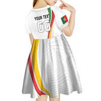 Custom Portugal Football Kid Short Sleeve Dress A Selecao das Quinas Dragon Mascot