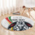 Custom Portugal Football Round Carpet A Selecao das Quinas Dragon Mascot