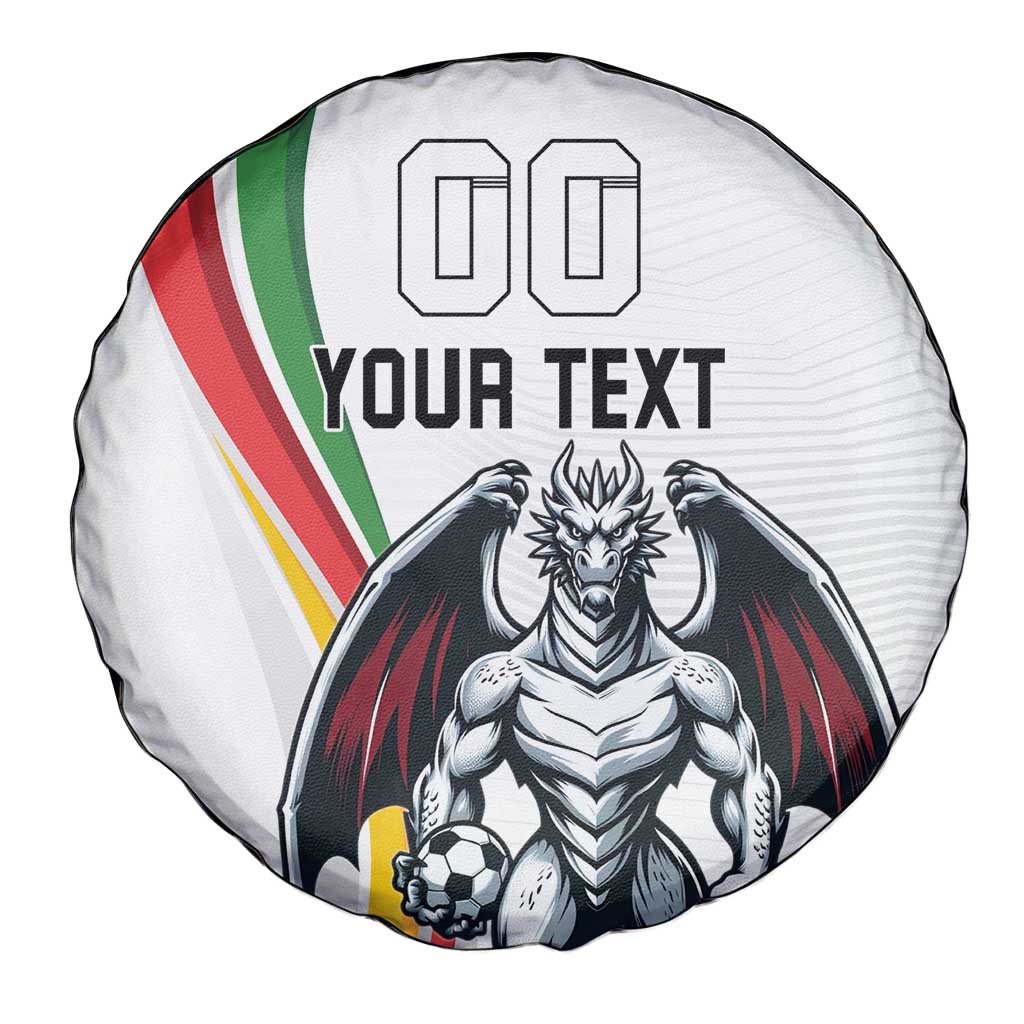 Custom Portugal Football Spare Tire Cover A Selecao das Quinas Dragon Mascot