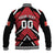 Custom Canada Hockey Baseball Jacket Black Bear Playing Ice Hockey