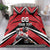 Custom Canada Hockey Bedding Set Black Bear Playing Ice Hockey