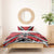 Custom Canada Hockey Bedding Set Black Bear Playing Ice Hockey