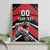 Custom Canada Hockey Canvas Wall Art Black Bear Playing Ice Hockey