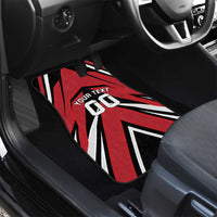 Custom Canada Hockey Car Mats Black Bear Playing Ice Hockey