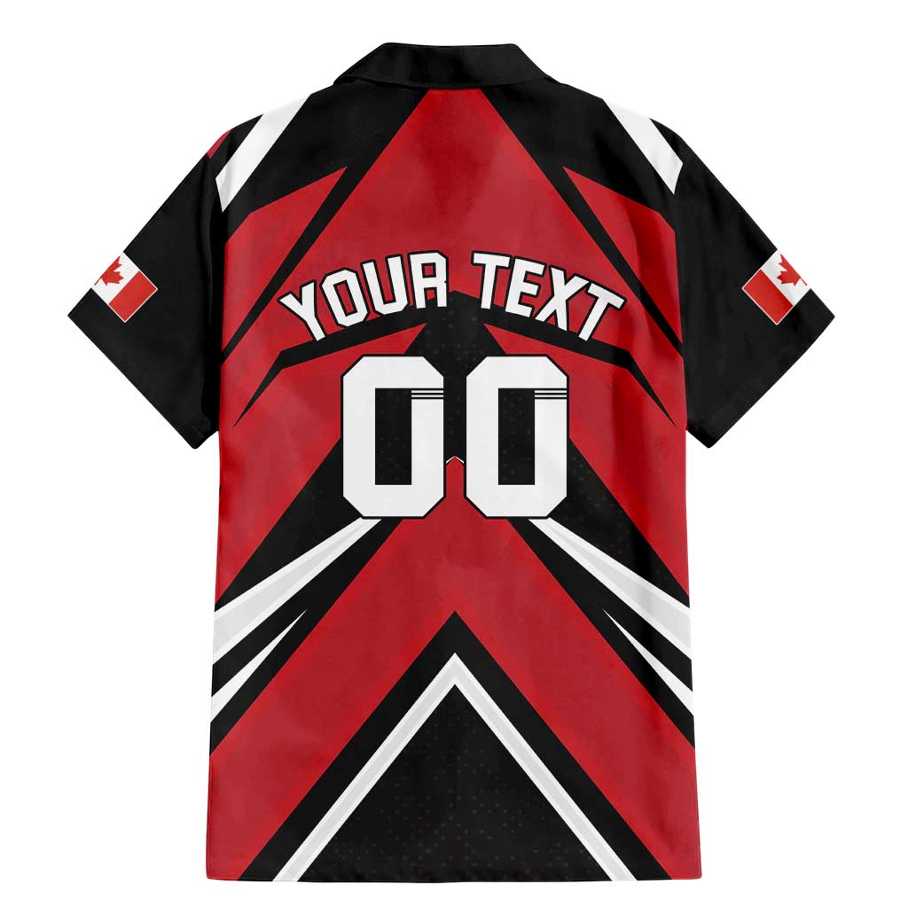 Custom Canada Hockey Family Matching Mermaid Dress and Hawaiian Shirt Black Bear Playing Ice Hockey