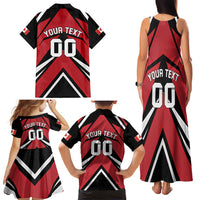 Custom Canada Hockey Family Matching Tank Maxi Dress and Hawaiian Shirt Black Bear Playing Ice Hockey