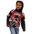 Custom Canada Hockey Kid Hoodie Black Bear Playing Ice Hockey