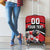 Custom Canada Hockey Luggage Cover Black Bear Playing Ice Hockey