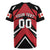 Custom Canada Hockey Rugby Jersey Black Bear Playing Ice Hockey