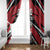 Custom Canada Hockey Window Curtain Black Bear Playing Ice Hockey