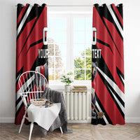 Custom Canada Hockey Window Curtain Black Bear Playing Ice Hockey