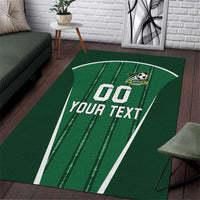 Custom Northern Ireland Football Area Rug Norn Iron Go Champions