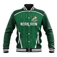 Custom Northern Ireland Football Baseball Jacket Norn Iron Go Champions