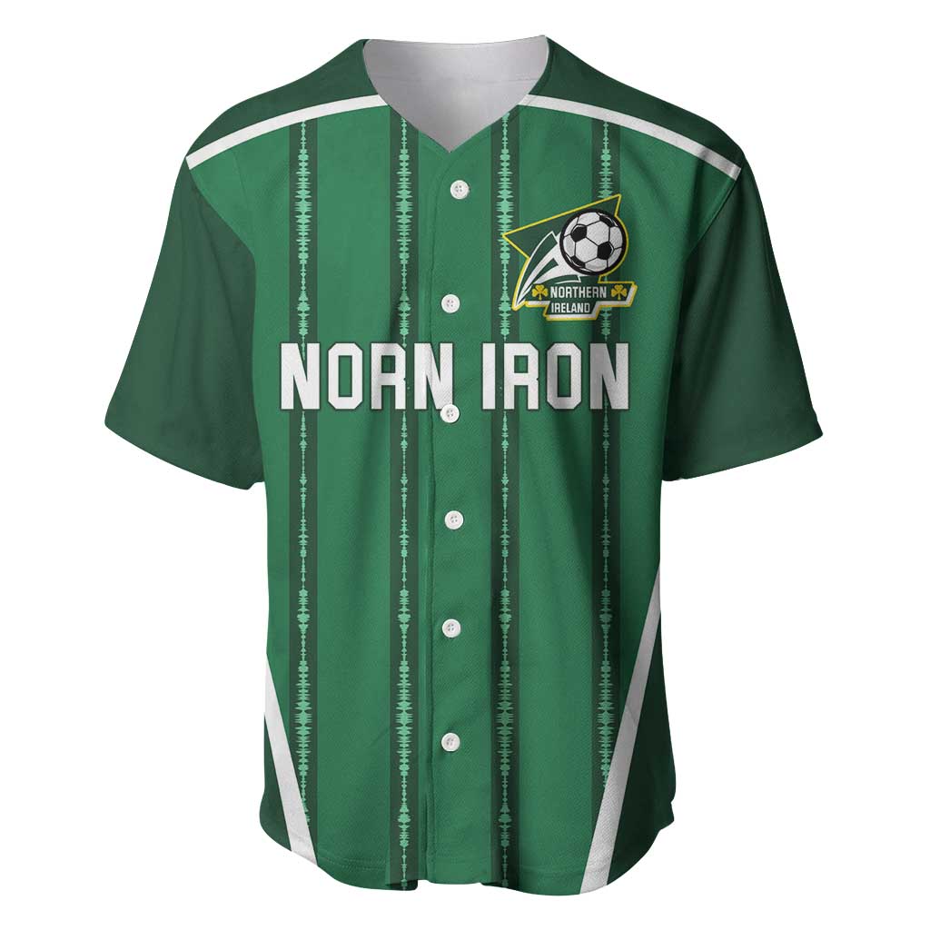 Custom Northern Ireland Football Baseball Jersey Norn Iron Go Champions