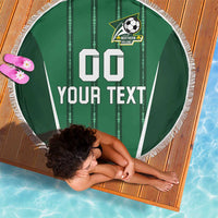 Custom Northern Ireland Football Beach Blanket Norn Iron Go Champions