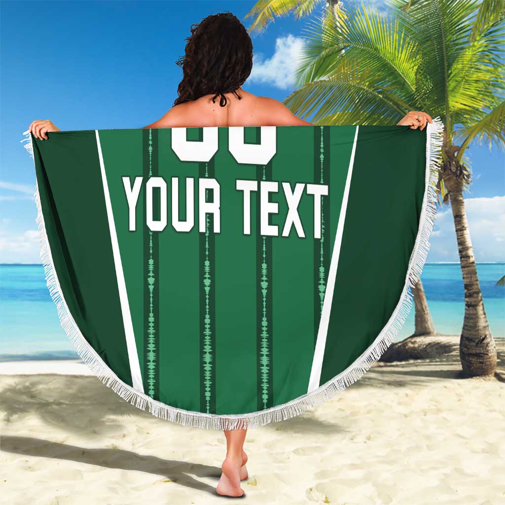 Custom Northern Ireland Football Beach Blanket Norn Iron Go Champions