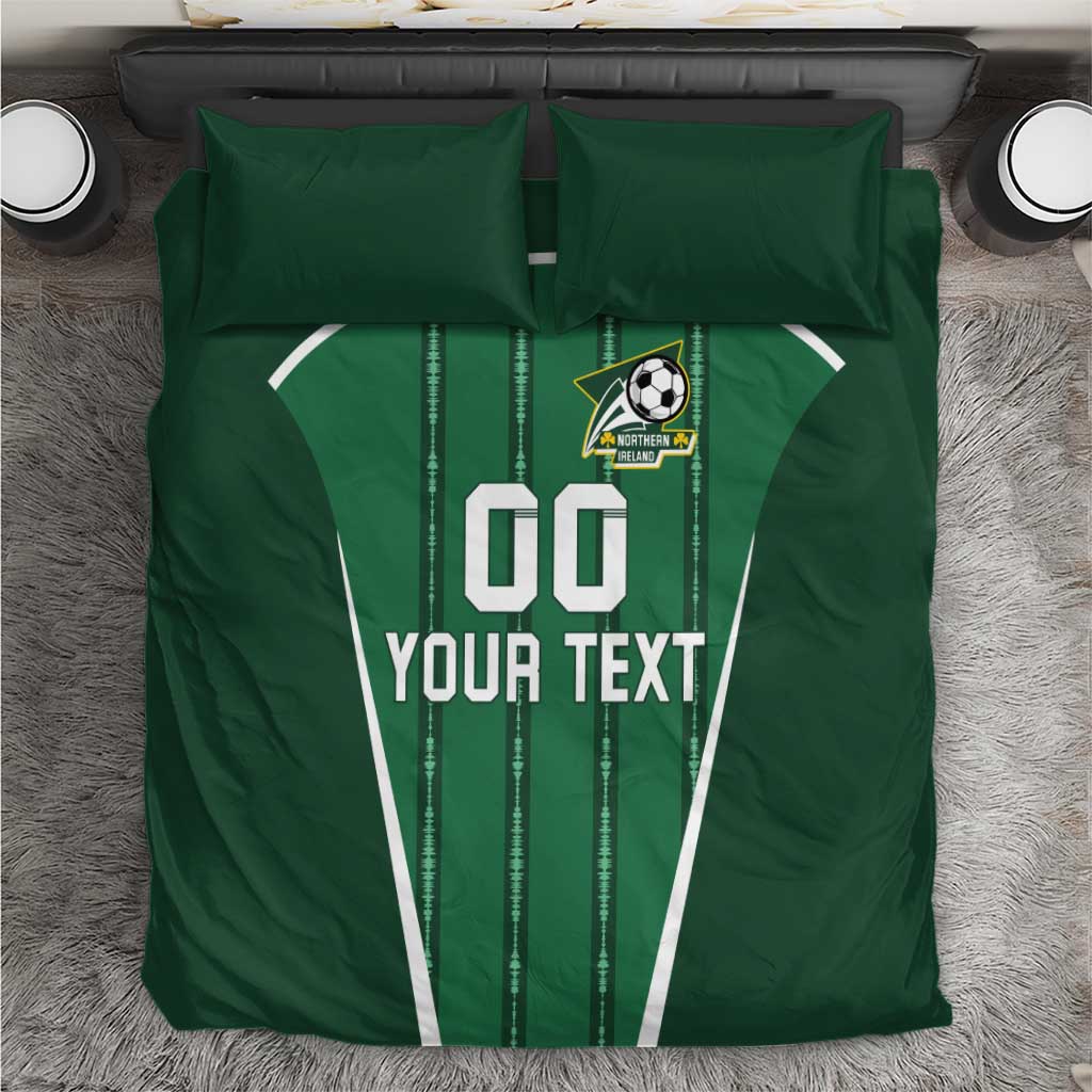 Custom Northern Ireland Football Bedding Set Norn Iron Go Champions