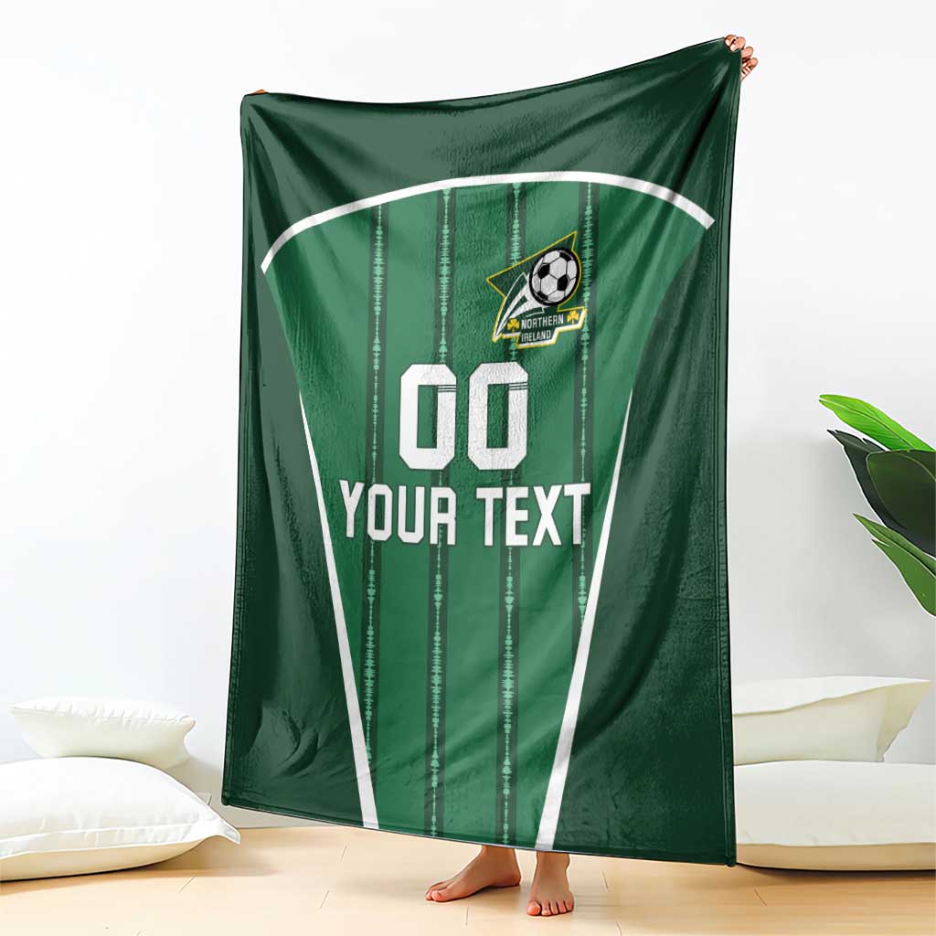 Custom Northern Ireland Football Blanket Norn Iron Go Champions