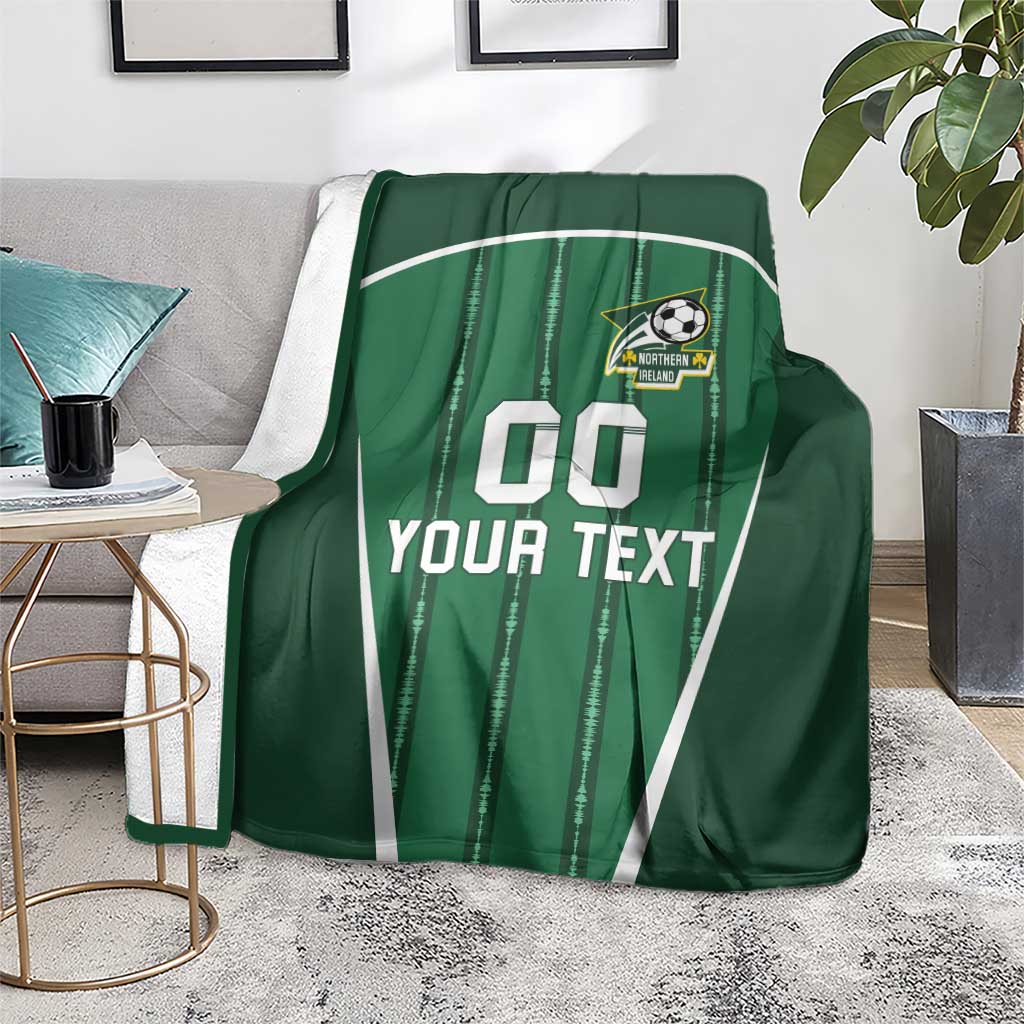 Custom Northern Ireland Football Blanket Norn Iron Go Champions