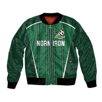 Custom Northern Ireland Football Bomber Jacket Norn Iron Go Champions