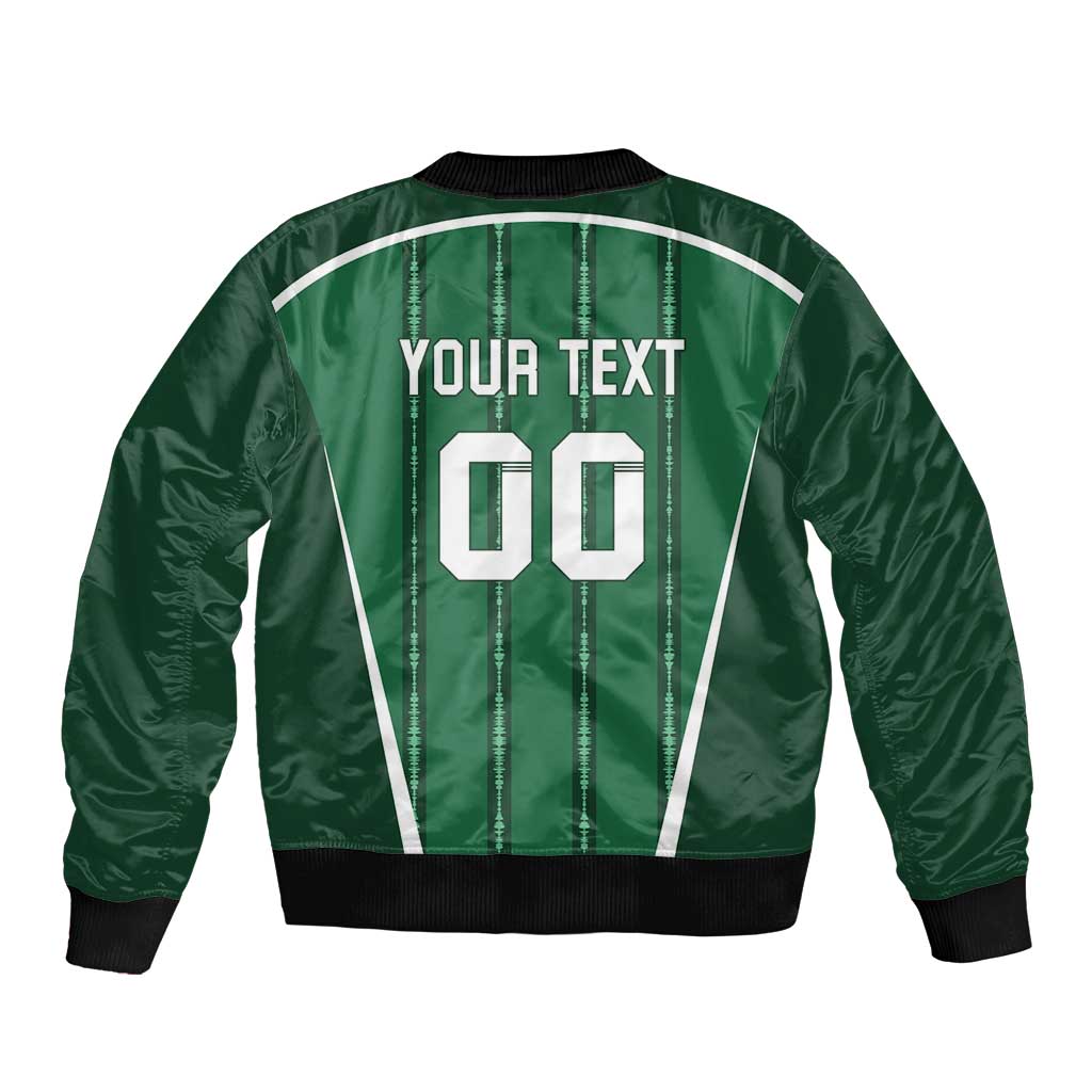 Custom Northern Ireland Football Bomber Jacket Norn Iron Go Champions