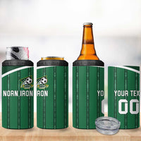 Custom Northern Ireland Football 4 in 1 Can Cooler Tumbler Norn Iron Go Champions