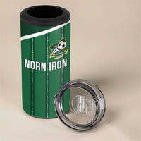 Custom Northern Ireland Football 4 in 1 Can Cooler Tumbler Norn Iron Go Champions