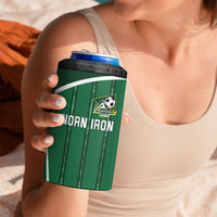 Custom Northern Ireland Football 4 in 1 Can Cooler Tumbler Norn Iron Go Champions