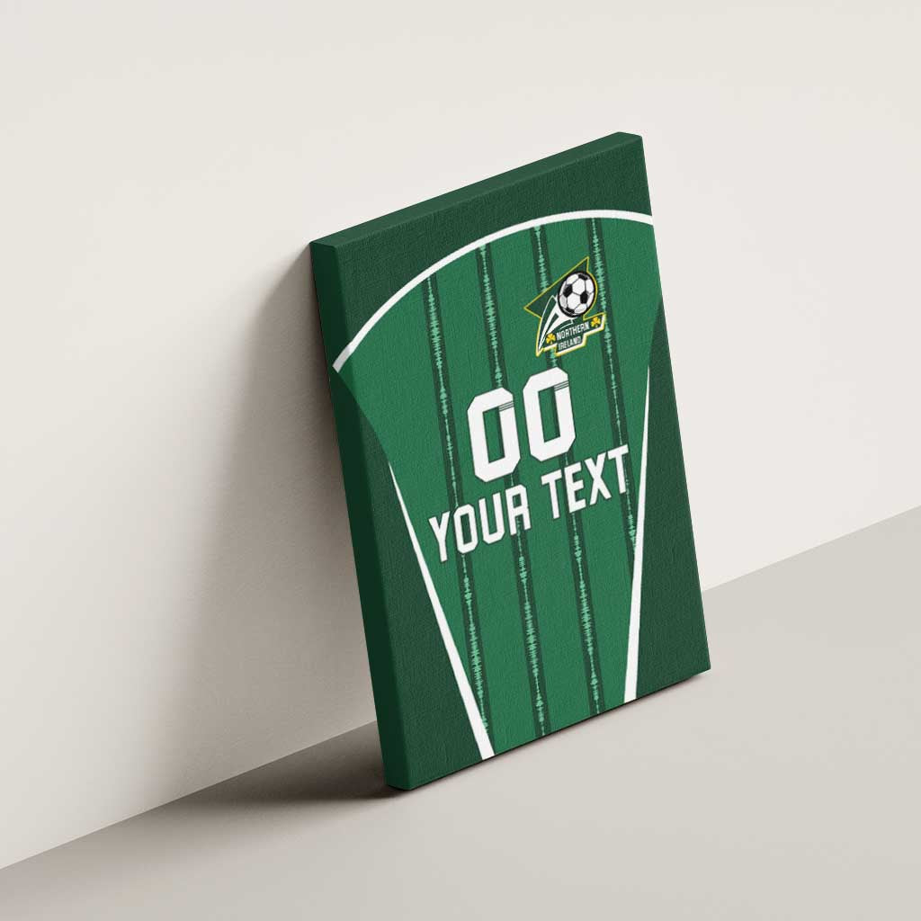 Custom Northern Ireland Football Canvas Wall Art Norn Iron Go Champions